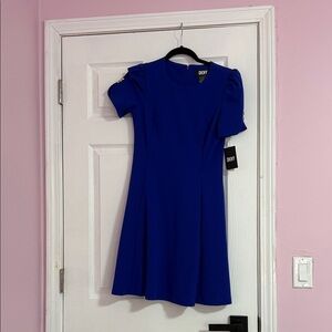 DKNY Royal Blue Mini Dress